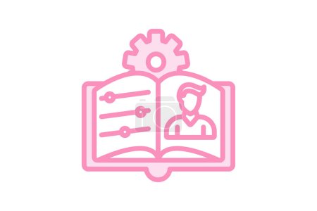 Personalized Learning icon, customized learning, individualized learning, tailored learning, learner-centered learning duotone line icon, editable vector icon, pixel perfect, illustrator ai file