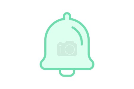 Notifications icon, notices, alerts, messages, reminders duotone line icon, editable vector icon, pixel perfect, illustrator ai file