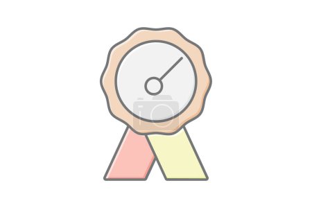 Performance Badge icon, badge, recognition, award, honor, editable vector, pixel perfect, illustrator ai file