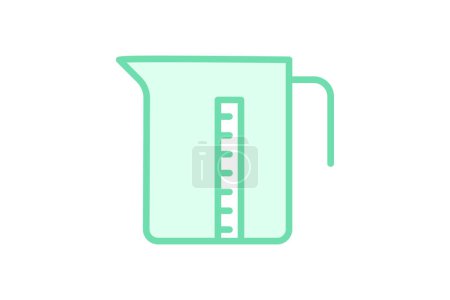 Measuring Jug icon, jug, measurement, liquid, kitchen, editable vector, pixel perfect, illustrator ai file