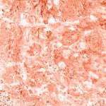 Abstract texture background. Peach fuzz and white color. Chaotic spots of various sizes. Blurred and indistinct in places. Marble effects. Psychedelic