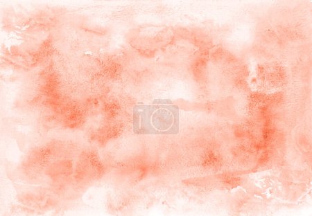 Photo for Abstract watercolor blur background. Gentle pastel color. Peach fuzz. Color of the year 2024. Various shades and stains. soft watercolor texture. - Royalty Free Image