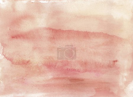 Photo for Watercolor blur. Various shades of pink, ochre and white. Pastel colors. Abstract background. Dirty pink color. Softness. - Royalty Free Image