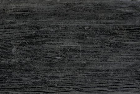 Photo for Old faded wooden texture of weathered black wood. Vintage rustic style. Natural surface, background and wallpaper. - Royalty Free Image