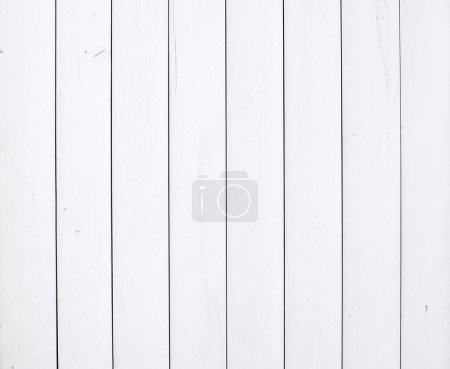 Photo for Old rustic white painted wooden texture or background - Royalty Free Image