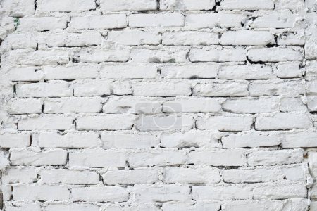 Téléchargez les photos : Texture de mur de briques blanches / Background - en image libre de droit