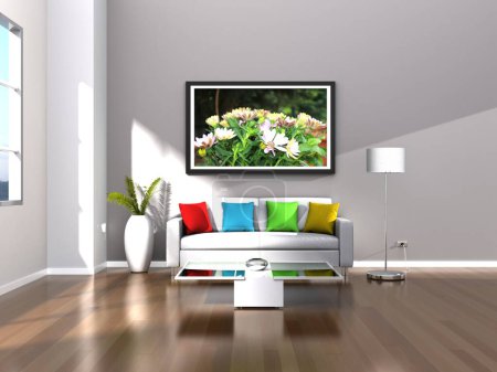 Foto de Sala de estar diseño interior - Imagen libre de derechos