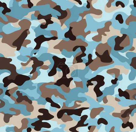 A modern digital camoflage pattern material background 