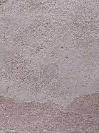 Foto de Textura de fachada de yeso gris y rosa. Patrón de fondo abstracto - Imagen libre de derechos