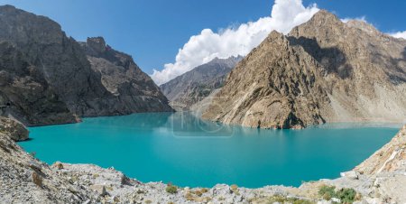 Photo for Panoramic view of Blue Attabad Lake, - Royalty Free Image