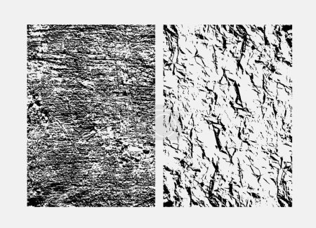 Illustration for Textures white black gray scratched background - Royalty Free Image