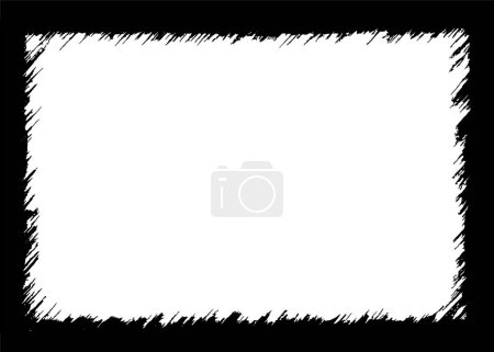 Illustration for Rough frame texture wallpaper background - Royalty Free Image