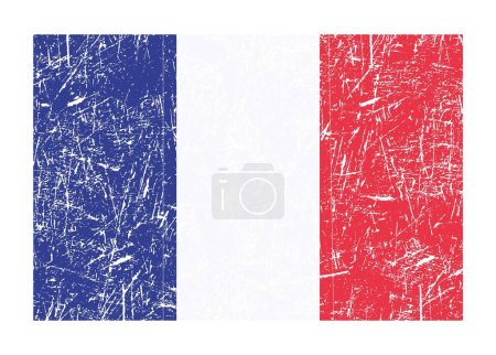 Téléchargez les illustrations : France texture background flag wallpaper nationa - en licence libre de droit