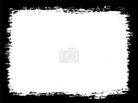 Illustration for Grunge frame texture rough wallpaper - Royalty Free Image