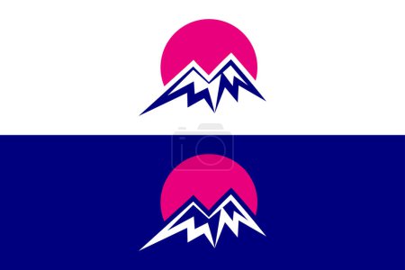Minimales und professionelles M Summit Vektor Logo Design