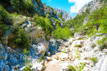 Photo for Goynuk Canyon near Kemer. Idyllic landscape with rocks and gorges. Nature in Turkey. - Royalty Free Image