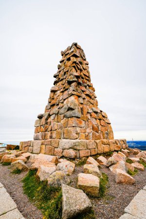 Bismarck-Denkmal auf dem Feldberg im Schwarzwald. Wahrzeichen auf dem höchsten Punkt des Seebucks.
