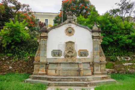 Photo for Chafariz da Legalidade, historic fountain in Sao Joao del Rei, Minas Gerais state in Brazil. - Royalty Free Image
