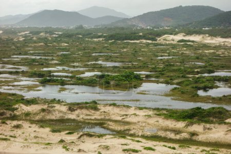 Dunes de Joaquina, à Florianopolis, Santa Catarina, Brésil.