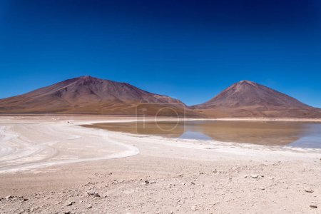 Foto de Paisaje del desierto del altiplano boliviano. Foto de alta calidad - Imagen libre de derechos