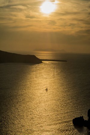 Photo for Views of the village of Oia in Santorini, at sunset. High quality photo - Royalty Free Image