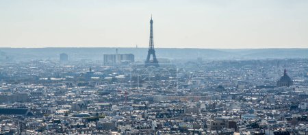 Foto de La Torre Eiffel desde el Sacre Coeur de Paris. Foto de alta calidad - Imagen libre de derechos