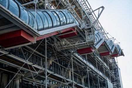 Photo for Escalators at the Pompidou Center in Paris. High quality photo - Royalty Free Image