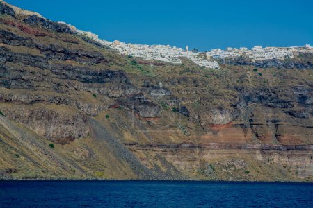 Foto de Paisaje volcánico de la isla de Santorini. Foto de alta calidad - Imagen libre de derechos