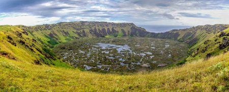 landscape of Rapa Nui, Easter Island. High quality photo