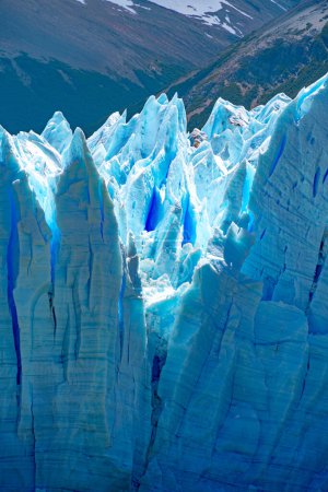 Photo for Glacial landscape of Perito Moreno in Pampa Argentina. High quality photo - Royalty Free Image