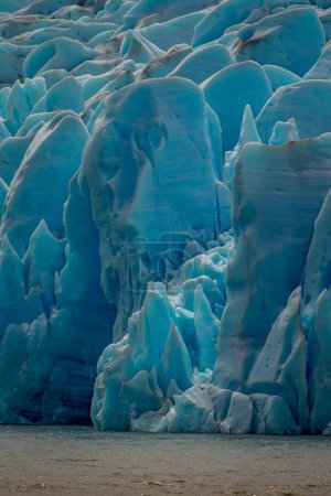 Photo for Grey glacier in Torres del Paine National Park, in Chilean Patagonia. High quality photo - Royalty Free Image