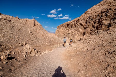 Photo for Desert landscape of Valles de la Luna, in Atacama, Chile. High quality photo - Royalty Free Image
