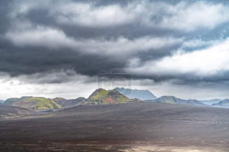 paysage sauvage spectaculaire en Islande. Photo de haute qualité