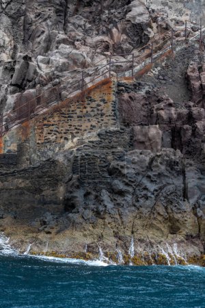 Detailaufnahmen von der Insel Stromboli. Hochwertiges Foto
