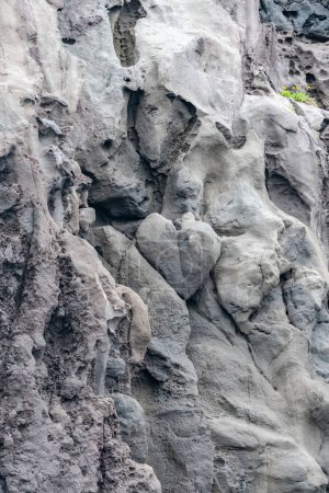 close-up details of the island of Stromboli. High quality photo