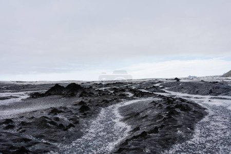 Photo for Icelandic coast between ocean and glacier - Royalty Free Image