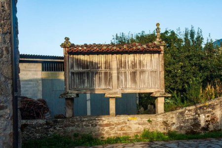 Foto de Arquitectura tradicional gallega en el Camino de Santiago - Imagen libre de derechos