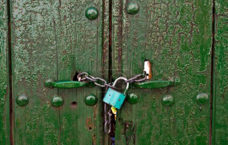 lock on a old door