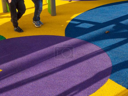 Special flooring for playgrounds