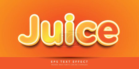 Illustration for 3d editable text effect - Royalty Free Image