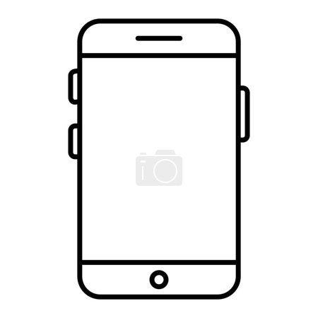 Téléchargez les illustrations : Illustration vectorielle de technologie gadget appareil smartphone - en licence libre de droit