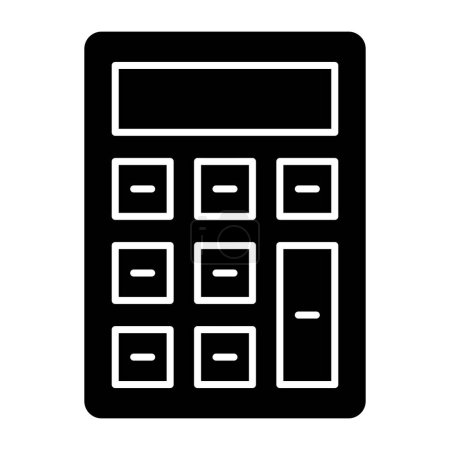 Photo for Calculator icon, vector illustration - Royalty Free Image