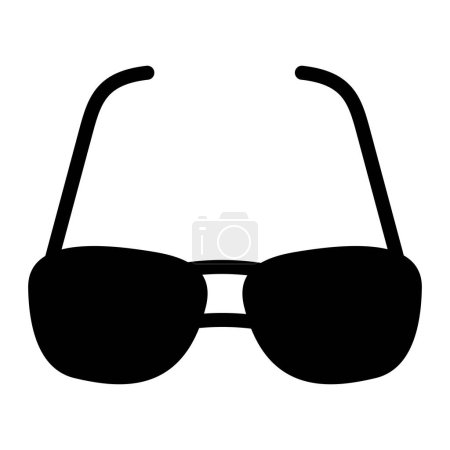 Illustration for Glasses icon. vector illustration - Royalty Free Image