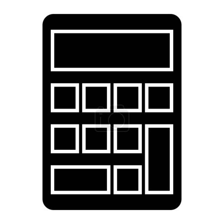 Ilustración de Calculadora. icono web ilustración simple - Imagen libre de derechos
