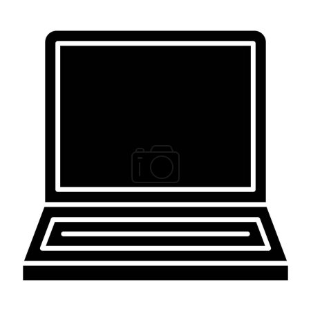 Ilustración de Laptop. icono web ilustración simple - Imagen libre de derechos