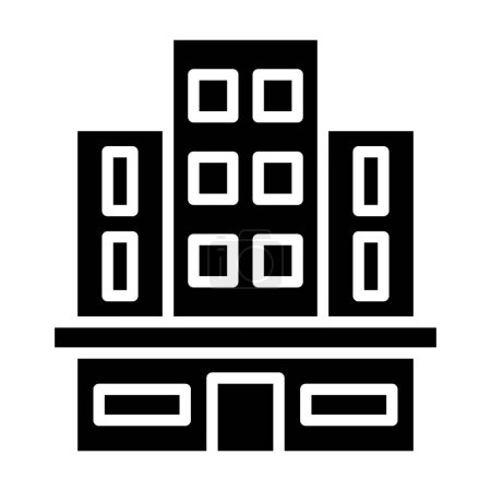 Illustration for Office building icon vector illustration - Royalty Free Image