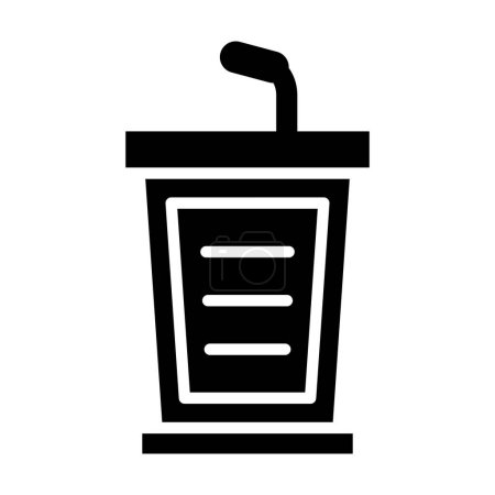 Ilustración de Taza de café icono, vector de ilustración - Imagen libre de derechos