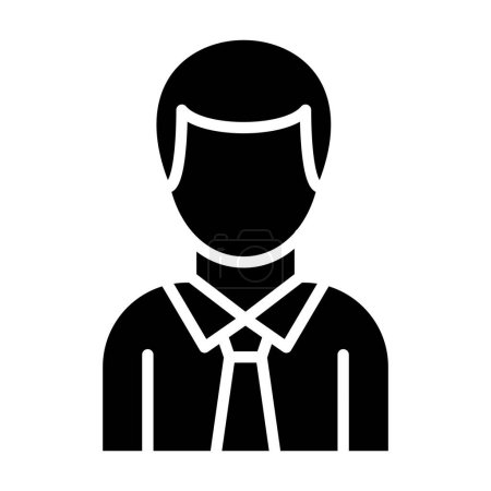 Illustration for Businessman. web icon simple illustration - Royalty Free Image