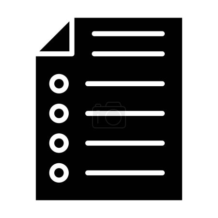 Illustration for Report. web icon simple illustration - Royalty Free Image