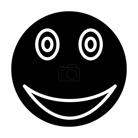 Illustration for Face emoticon. simple illustration - Royalty Free Image